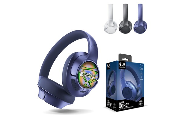 Fresh 'n Rebel Clam Core 2 Wireless Over-Ear Headphones - Dark Grey