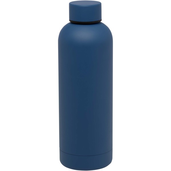 Bouteille isotherme avec isolation par le vide Spring 500 ml en cuivre inoxydable recyclé certifié RCS - Bleu océan