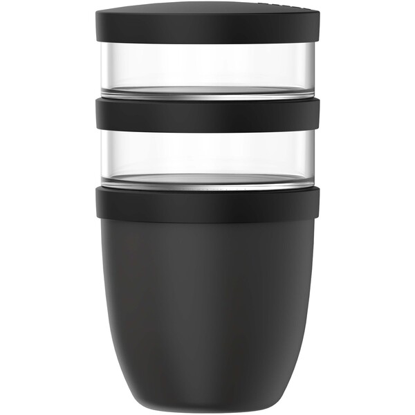 Mepal Ellipse 3-piece 500 ml + 2 x 200 ml lunch pot - Black