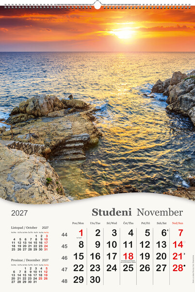 Okomiti zidni kalendar – More, more…