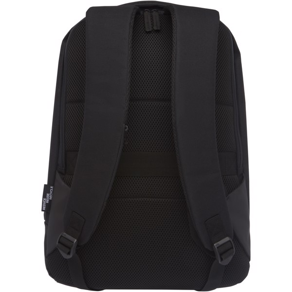 Cover GRS RPET anti-theft backpack 18L - Solid Black