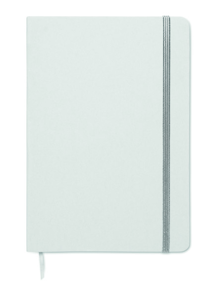 Notebook A5 rivelatore di color Route White - Argento