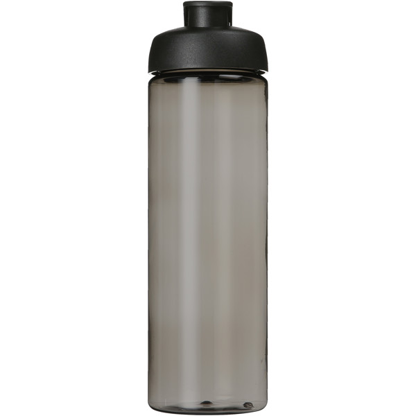 H2O Active® Eco Vibe 850 ml športová fľaša s výklopným uzáverom - Uhľová / Jednofarebná čierna