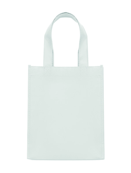 Small gift bag in RPET Litas - White