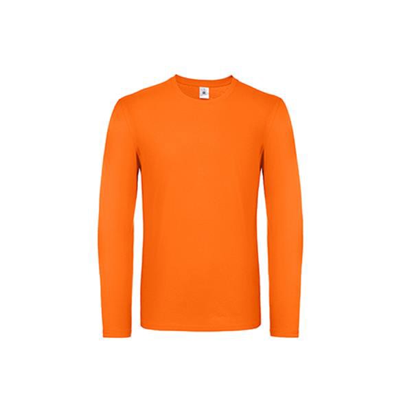 T-Shirt B&C #E150 Manga Comprida - 100% Algodão (Investindo Em Better Cotton) - Urban Khaki / M