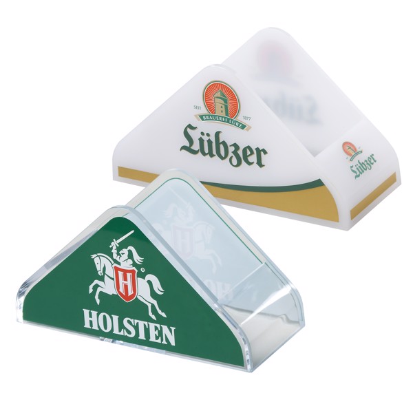 Bierdeckel-Ständer "Hill" - Transparent