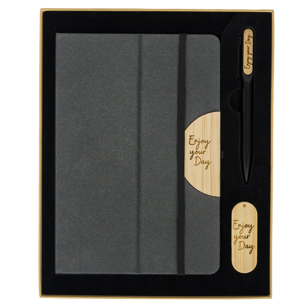 Denver gift set with 64GB USB memory - Black