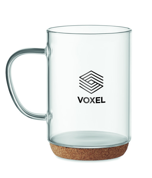 Tasse en verre base en liège Lisbo