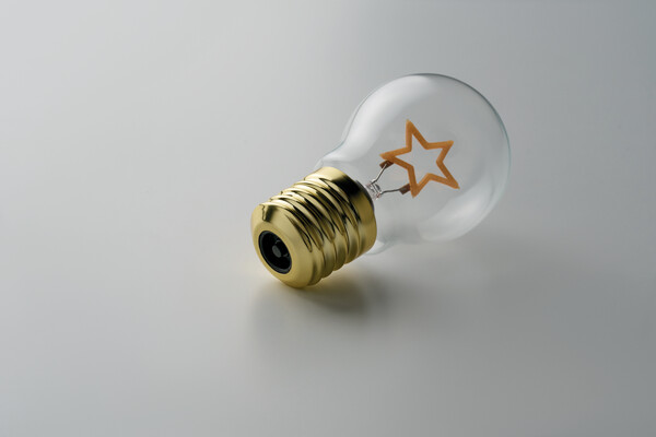 Lampadina decorativa a LED Lumiglow - Giallo