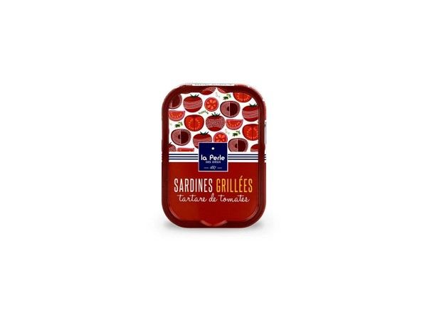 Grilované francúzske sardinky v paradajkovom „tartare“