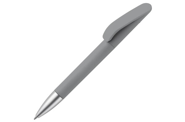 Stylo-bille Slash soft touch R-ABS - Gris