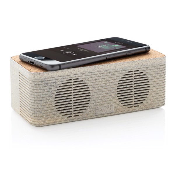 XD - Wheatstraw wireless charging speaker