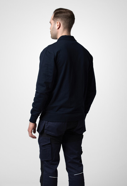 2134 Sweatshirt full zip Black S