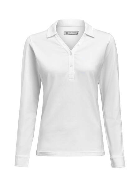 Harvest Am Supreme Polo L/S Woman White XS