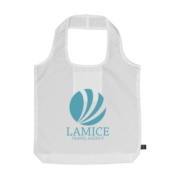 GRS RPET Shopper sac de courses pliable - Blanc