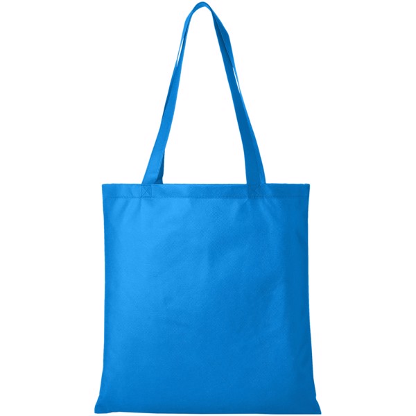 Zeus large non-woven convention tote bag 6L - Process Blue