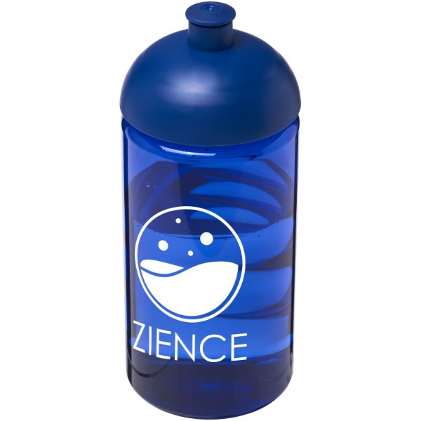 Bidon H2O Bop® o pojemności 500 ml z wypukłym wieczkiem - Niebieski