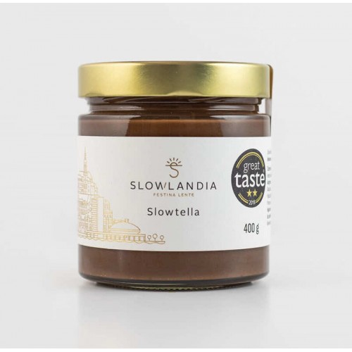 SLOWTELLA - Krém z lieskovcov a kakaa 400g sklo