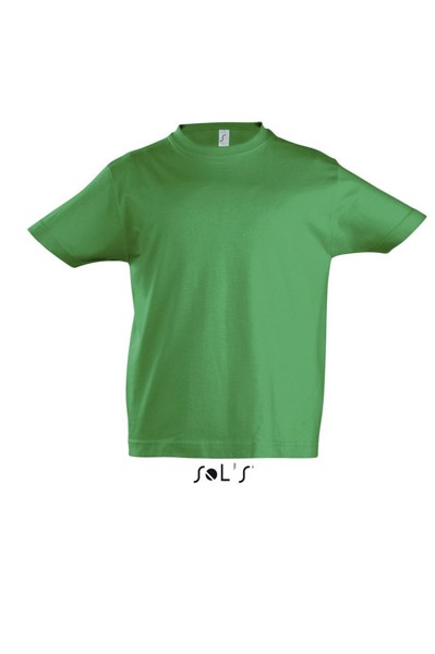 SOL'S IMPERIAL KIDS' - T-SHIRT ΜΕ ΣΤΡΟΓΓΥΛΌ ΛΑΙΜΌ - Kelly Green / 2 years