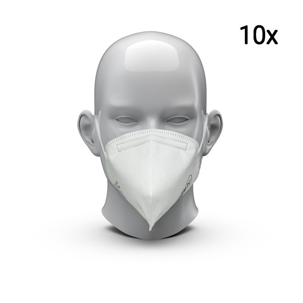 Masque Respiratoire "Safecare" Ffp3 Nr (Kit De 10 Pièces)