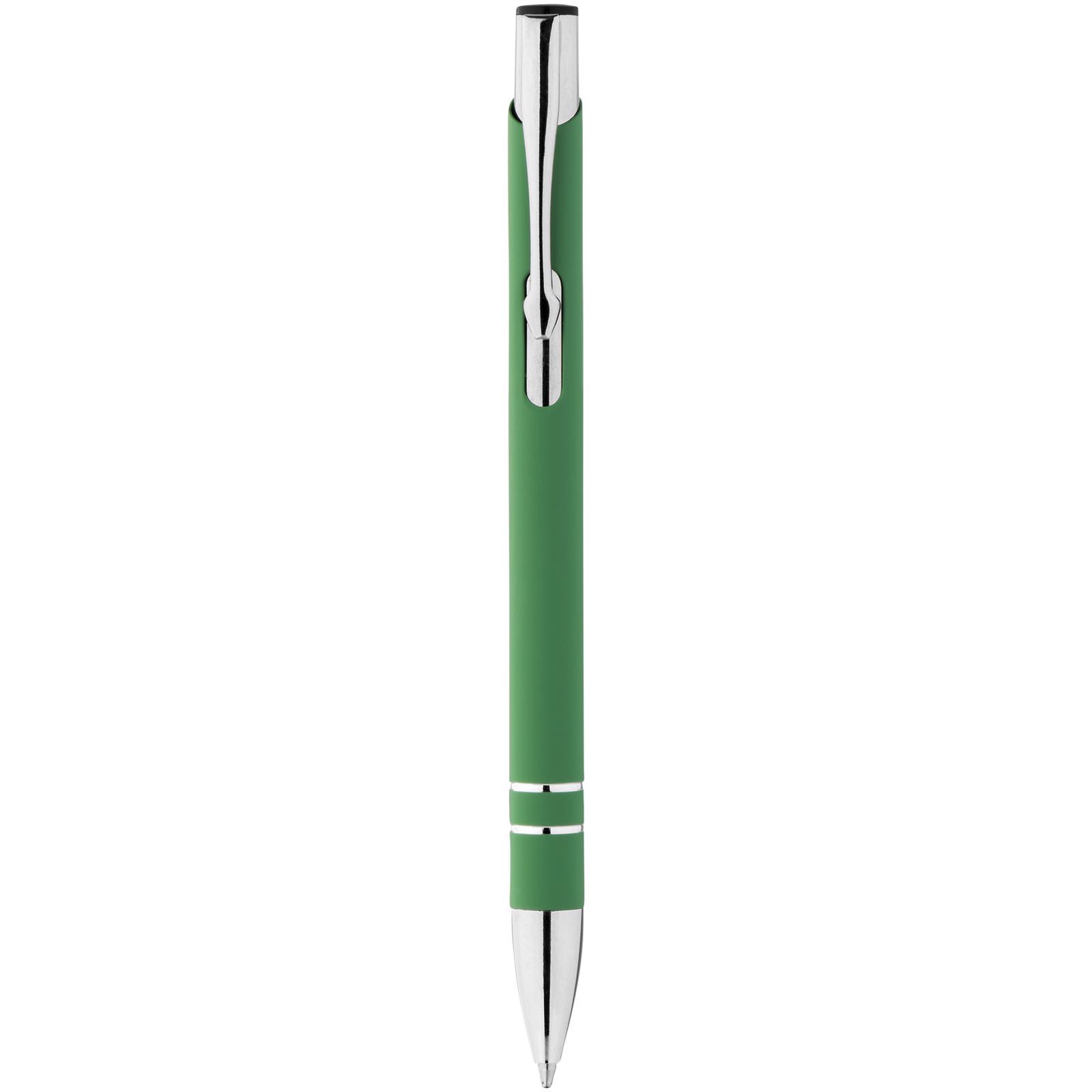 Kuličkové pero Corky s pryžovým povrchem - Zelená