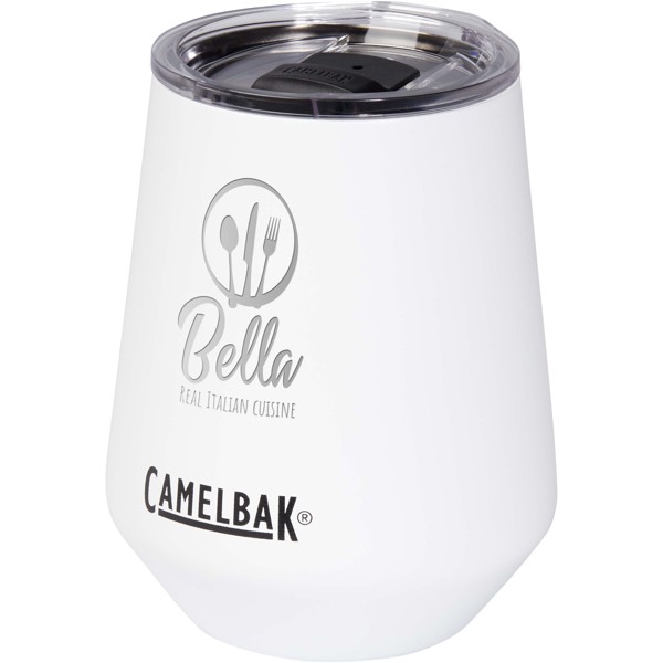 Copo térmico de vinho de 350ml com isolamento a vácuo "CamelBak® Horizon" - Branco