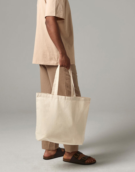 Recycled Cotton Maxi Tote - Black / ONE SIZE
