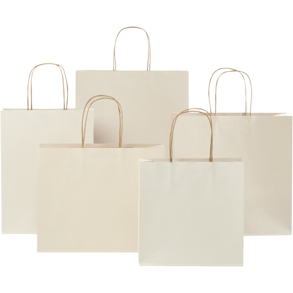 Agricultural waste 150 g/m2 paper bag with twisted handles - XX large