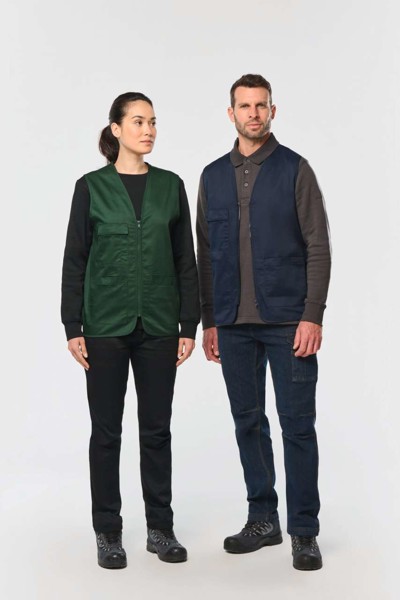 Unisex Polycotton Multi-Pocket Vest - S