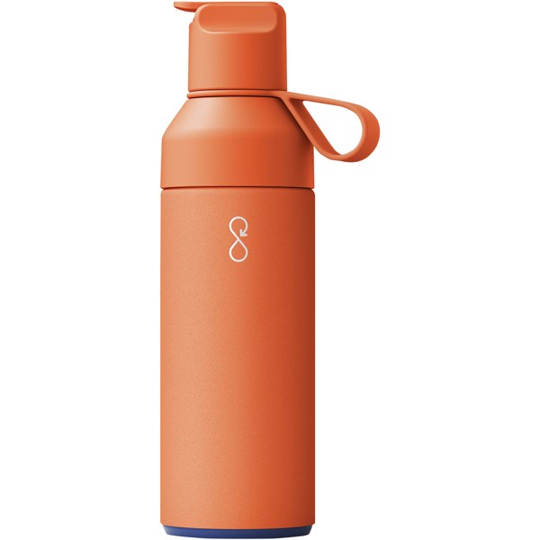 Garrafa de água de 500 ml com isolamento de vácuo "Ocean Bottle GO" - Sun Orange