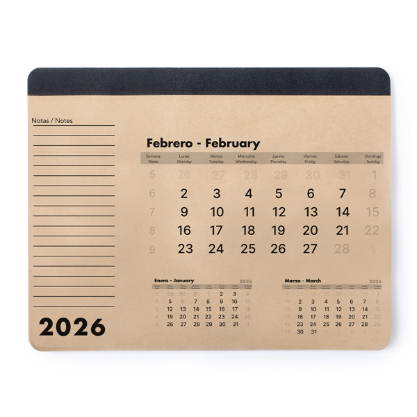 Tapete Rato Calendário Flen
