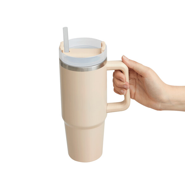 Vákuový pohár na pitie Drink Deluxe - Béžová