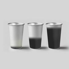 Copo alumínio reciclado 'Kop'