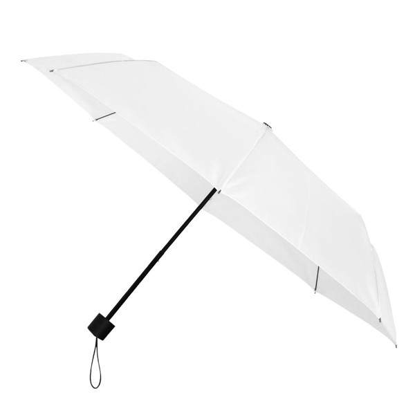 FALCONETTI - Parapluie pliant - Manuel - Impermable au vent -  90 cm - Blanc