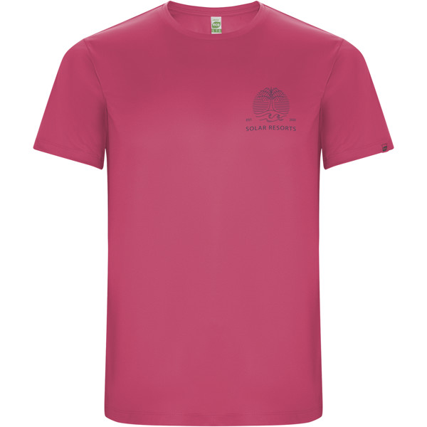 T-shirt Imola maille piquée à manches courtes pour homme - Pink Fluor / 3XL