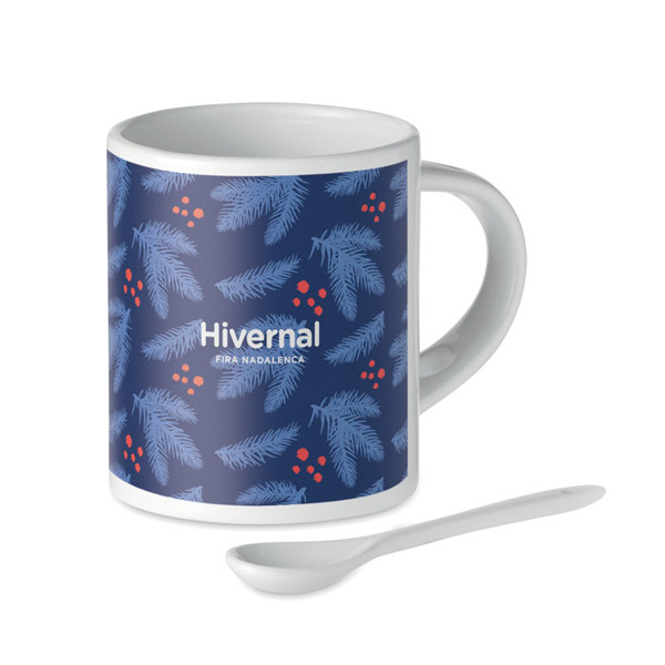 Ceramic sublimation mug 300 ml Sublim Spoon