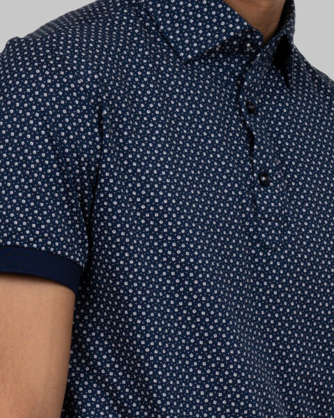 Polo 131 Navy Print S