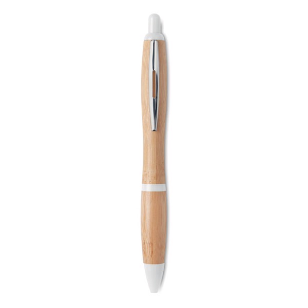 Długopis z bambusa Rio Bamboo - biały