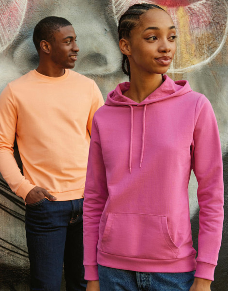 #Hoodie / Women French Terry - White / XL