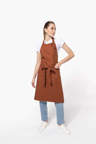 Cotton Apron Without Pocket - White