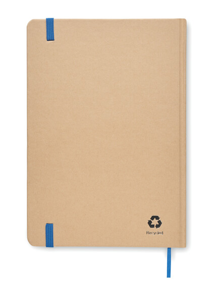 Carnet A5 en carton recyclé Everwrite - Bleu