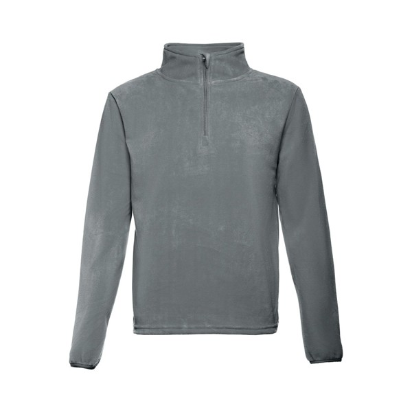 THC VIENNA. Pull polaire col zippé unisexe - Gris / XXL