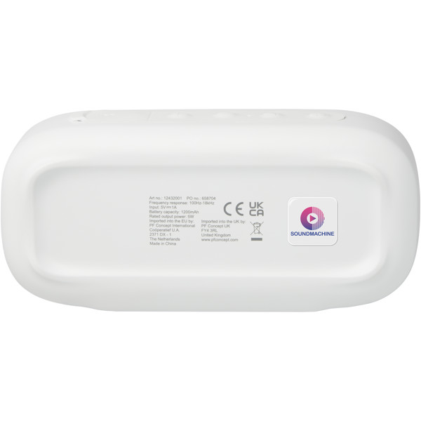 Stark 2.0 Bluetooth® Lautsprecher aus recyceltem Kunststoff, 5W, IPX5 - weiss