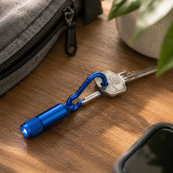 Key chain with light Tracy - silver