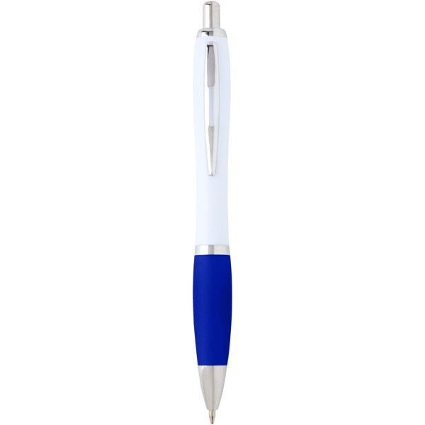 Stylo bille Nash en plastique recyclé (encre noire) - Bleu royal