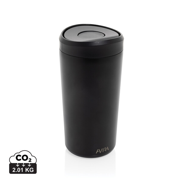 Avira Alix RCS Pohár klik z rec. Nehrdz. ocele  400 ml - Čierna