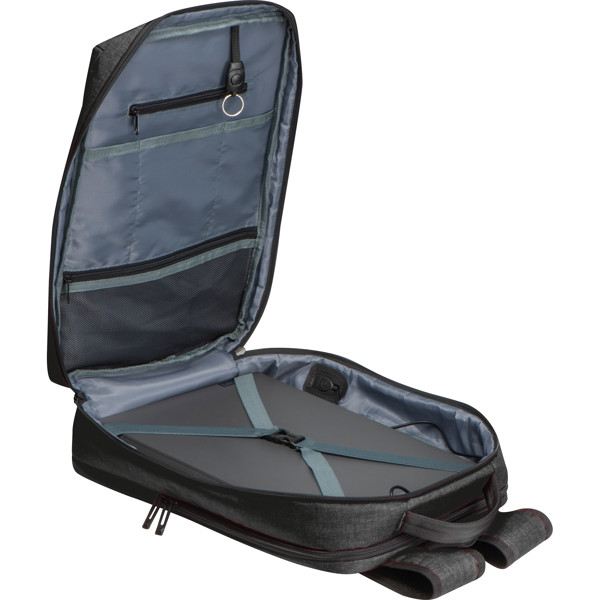 Waterreppelant nylon backpack EDITH - Black