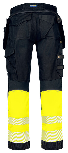 6525 Pants Hi Viz. Yellow/Black C46