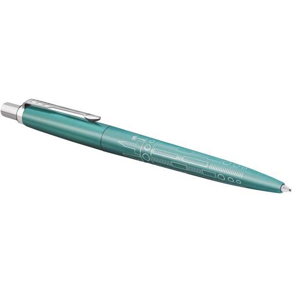 Stylo bille Parker Jotter SE Global Icons (encre bleue) - Turquoise