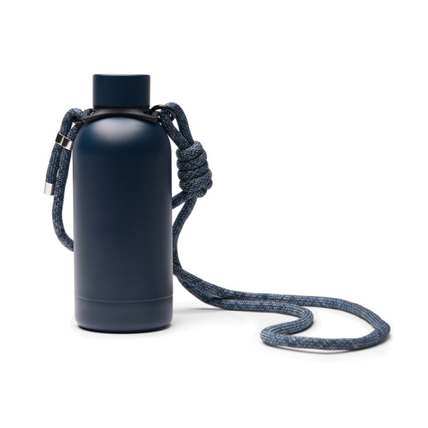 VINGA Bouteille 400ml en acier inoxydable RCS Parks - Bleu Marine